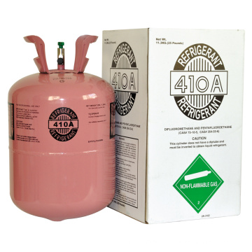 Factory price Refrigerant R410a gas 11.3kg net weight cylinder for household air conditioner gas